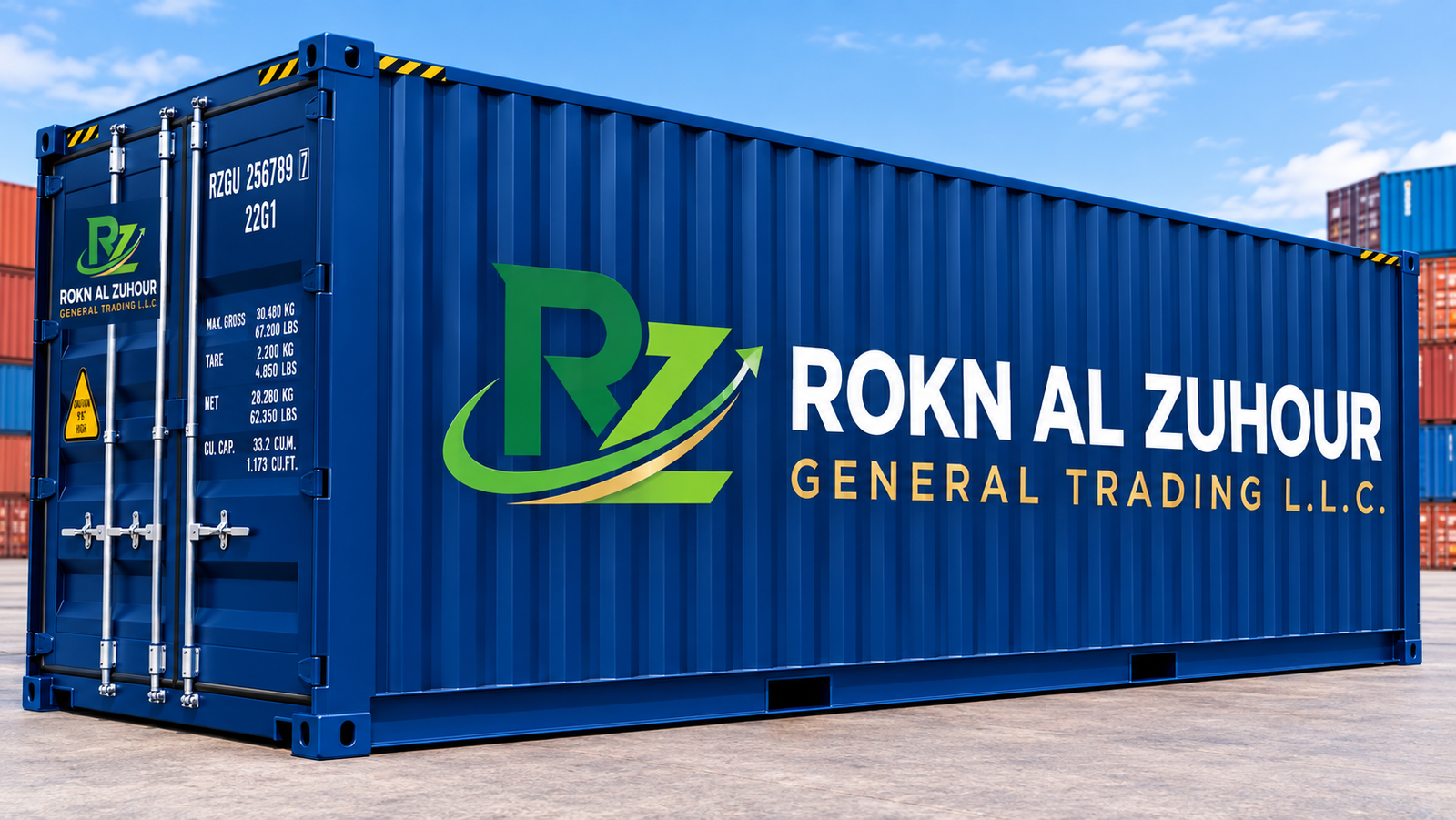 rokn al zuhour general trading llc containor